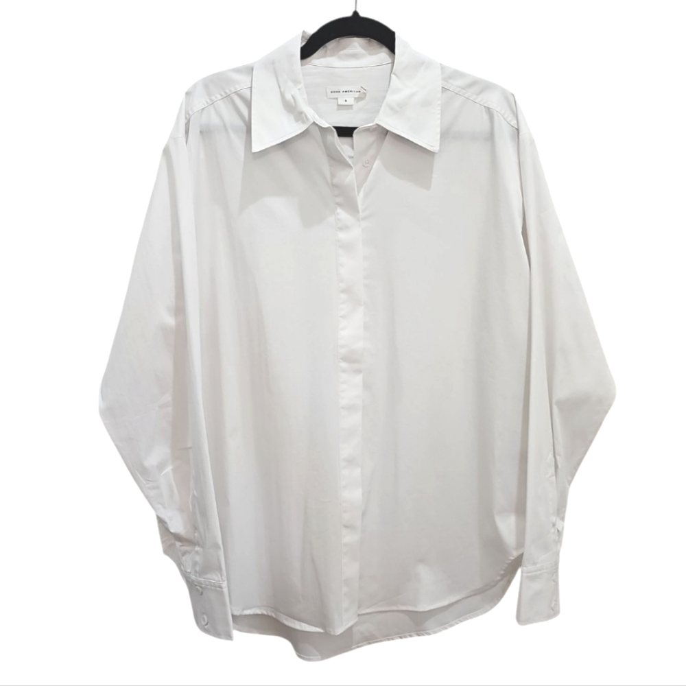 Good American White Button Down Shirt - Picture 3 of 3